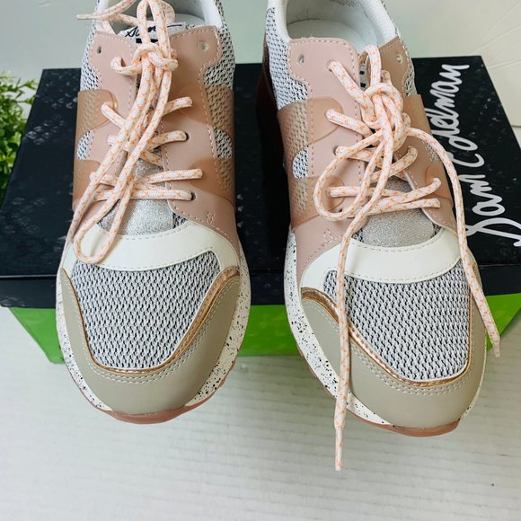 Sam Edelman Darsie Colorblock Colorful Pastel Textured Casual Style Sneaker 8 - Picture 4 of 13